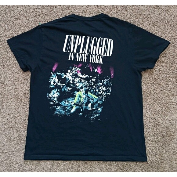 Nirvana T-Shirt Women's Large Black Short Sleeve - Picture 1 of 6